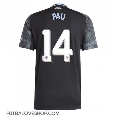 Dres Aston Villa Pau Torres #14 Preč 2025-26 Krátky Rukáv Dres Aston Villa Pau Torres #14 Preč 2025-26 Krátky Rukáv